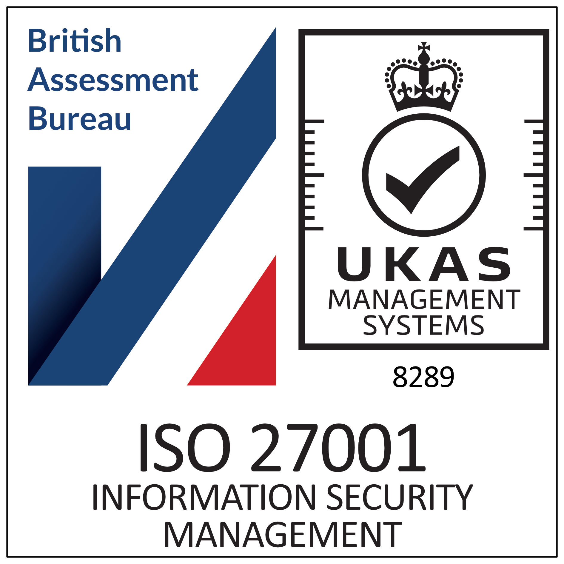 ISO 27001 Information Security Management - British Assessment Bureau UKAS Certified